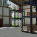 Large Hall With Heavy-Duty Shelving