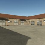 Large U-Shaped Garage