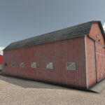 Old Barn With Flag4