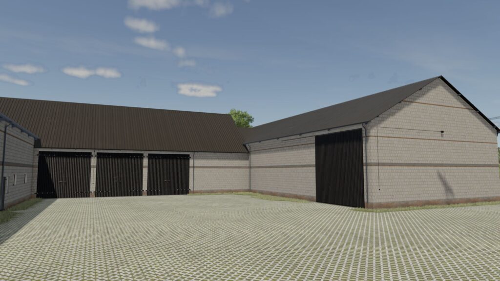 Polish Building With Cows