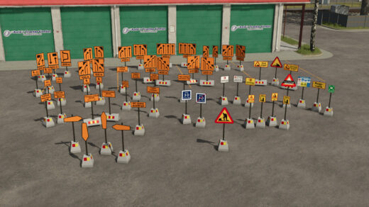 Swedish Construction Sign Pack