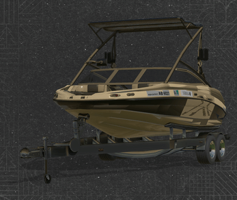 212X Yamaha Fishing Boat and Trailer