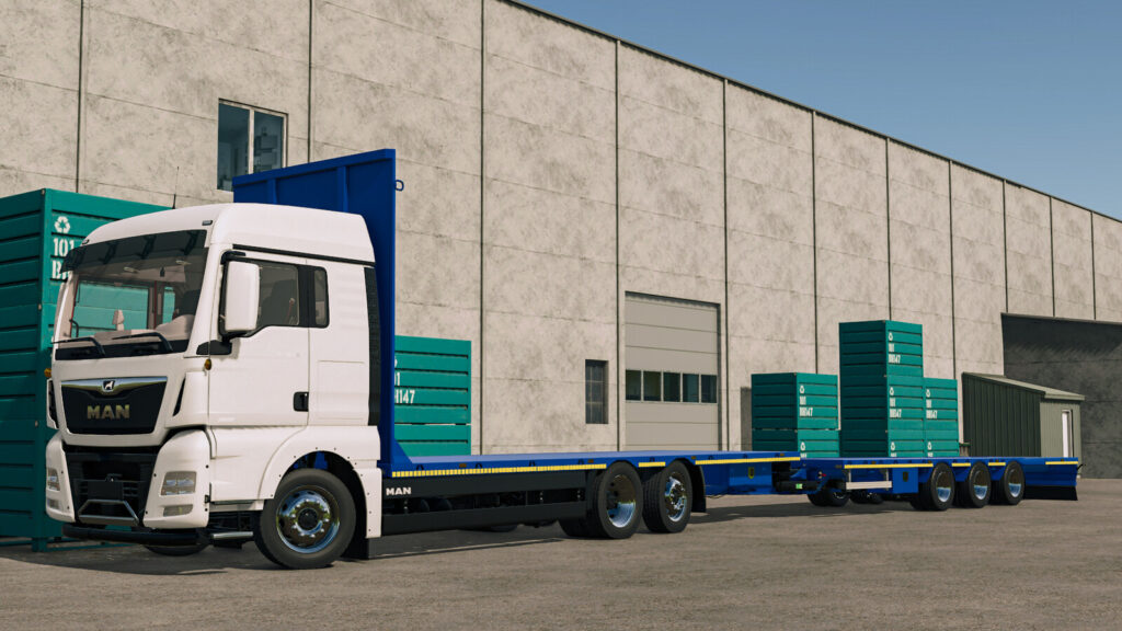 MAN TGX 6x2 Straw Bale