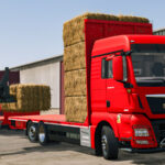 MAN TGX 6x2 Straw Bale2