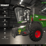 Self-levelling AGCO combines