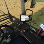 Self-levelling AGCO combines1