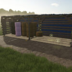Small Rustic Bale Shed