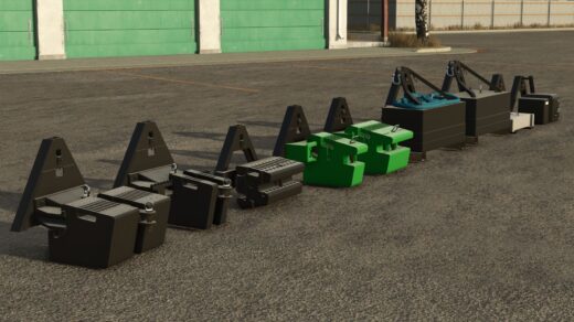 Weights pack for tractor triangle