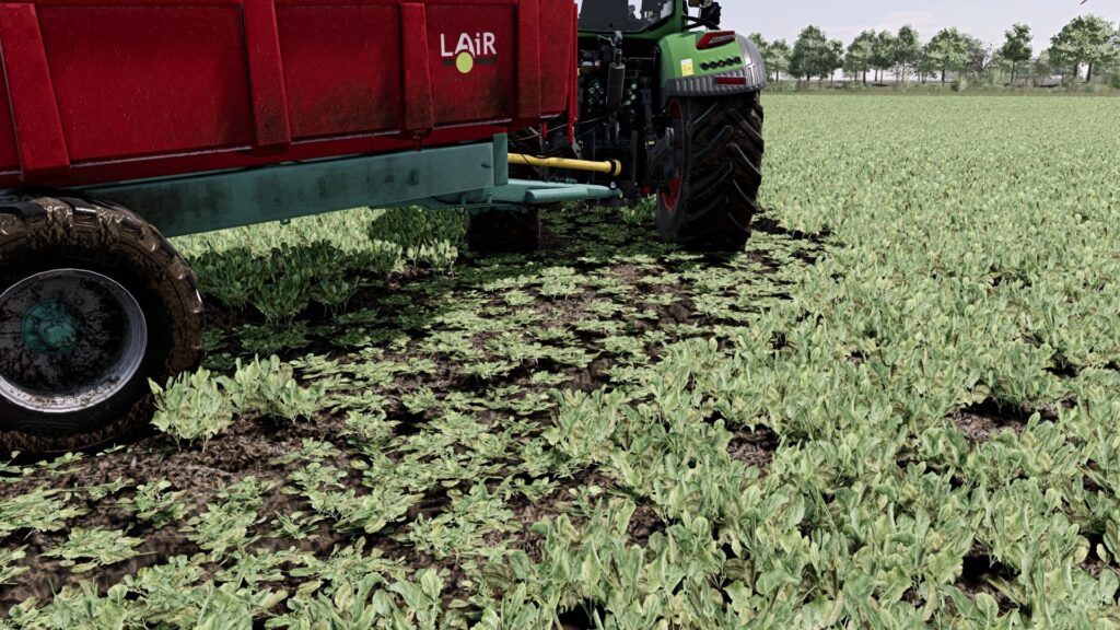 Added crop destruction