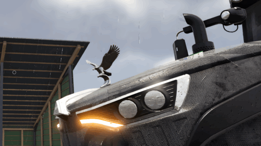 Chrome Eagle radiator mascot