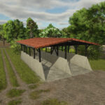 Covered Silage Silo