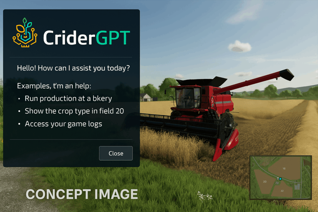 Farming AI Interface in Action