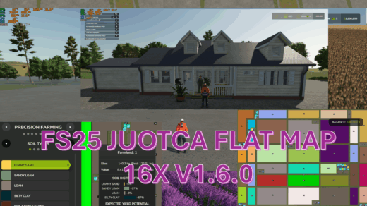 JUOTCA FLAT MAP 16X V1.6