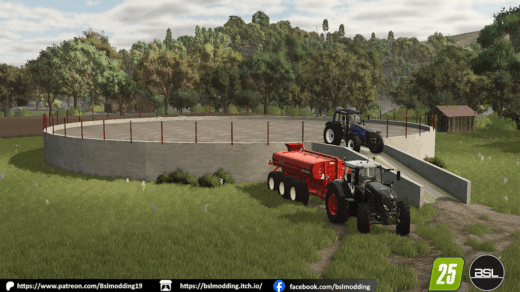 Liquid manure pit