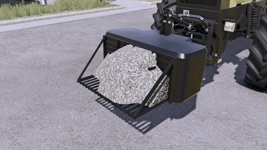 Lizard 1050KG front and rear weight v1.0