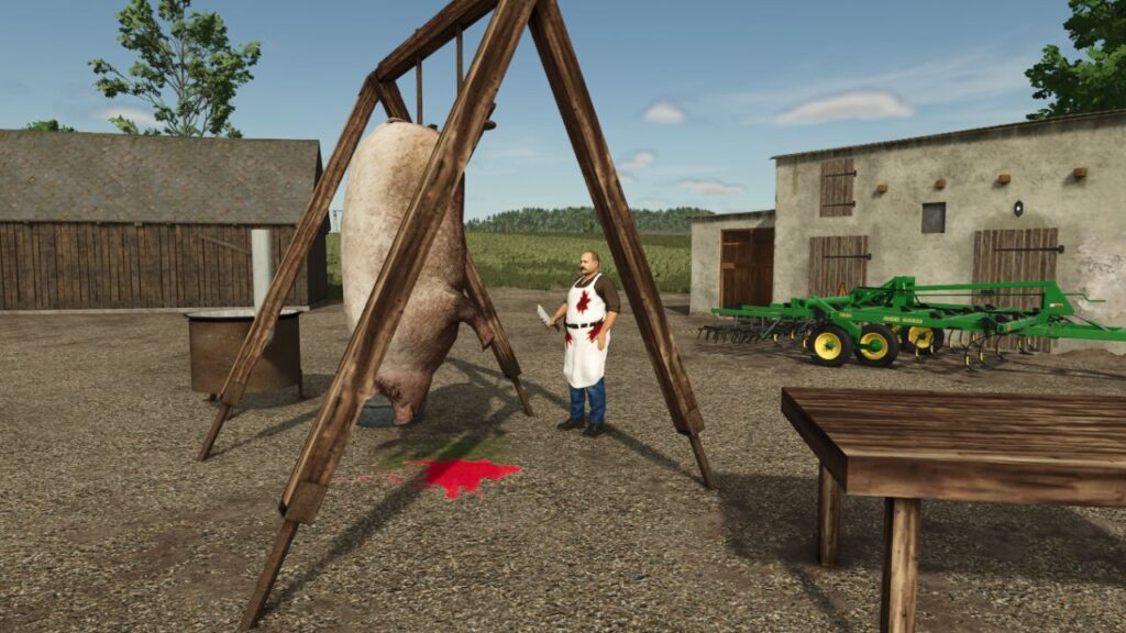 Pig slaughter decoration4