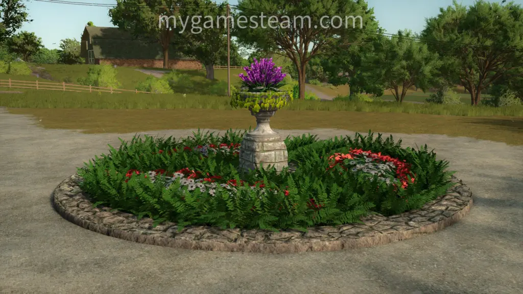 Round flower bed V1.0