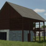 Garage with shelter