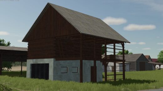 Garage with shelter