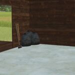 Garage with shelter