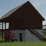 Garage with shelter