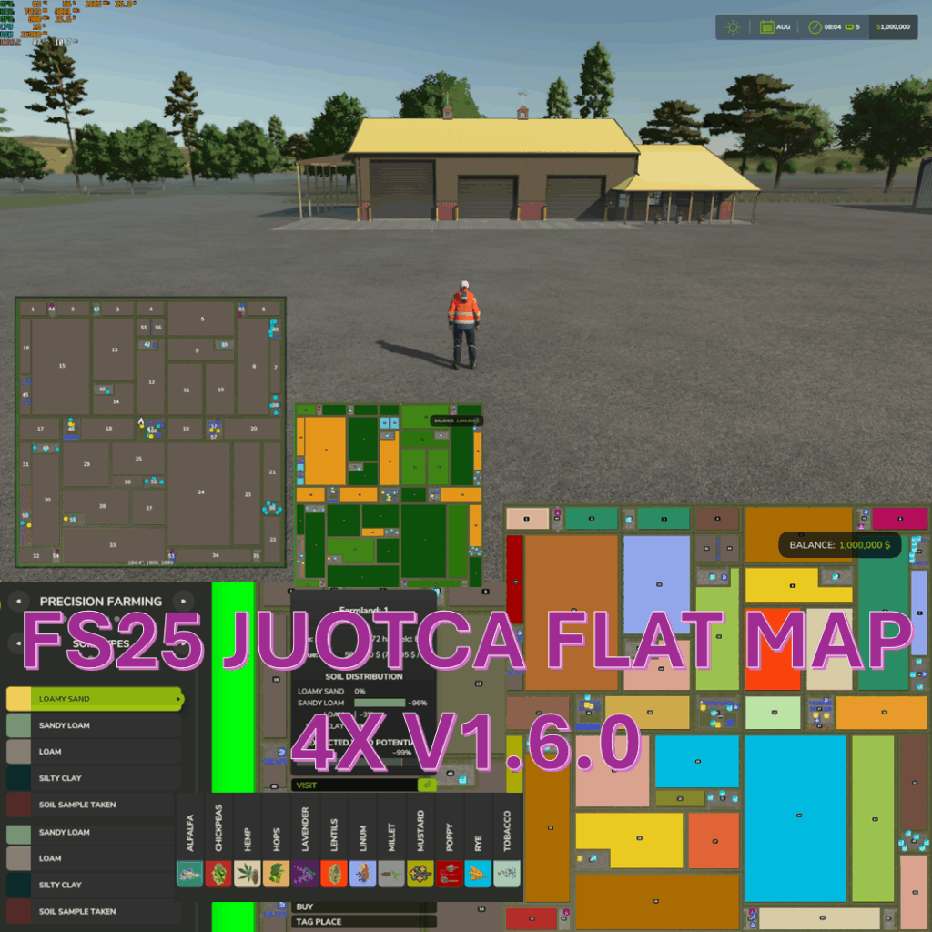 JUOTCA FLAT MAP 4X V1.6