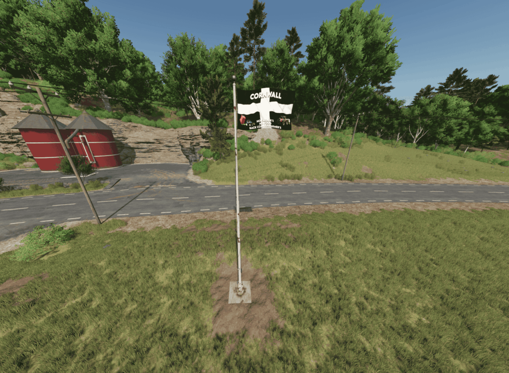 Cornwall Flag pole