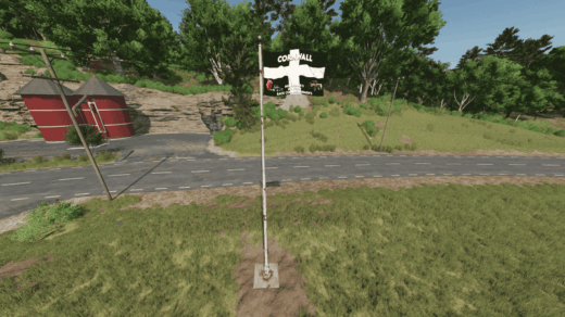 Cornwall Flag pole