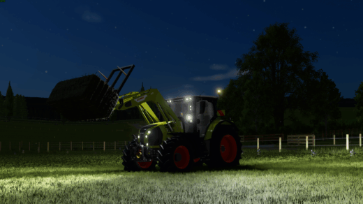 Custom High Frame Bale Forks