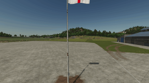 ENGLAND FLAG POLE