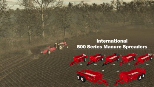 International 500 Series Manure Spreader v1