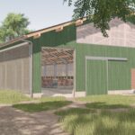Modern Dutch cowshed
