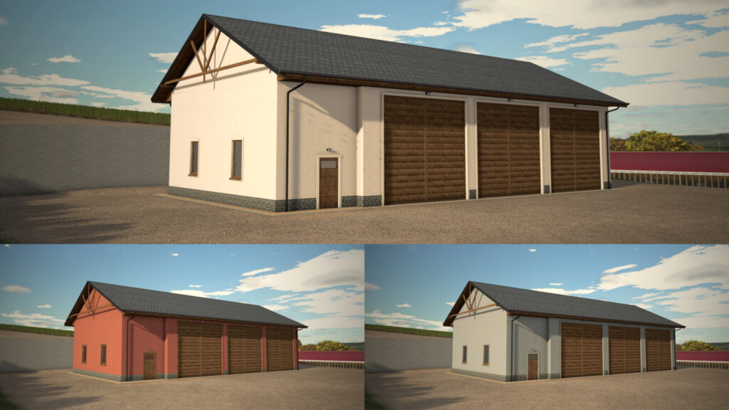 Modern Farm Garage