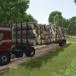 Old Log Trailer