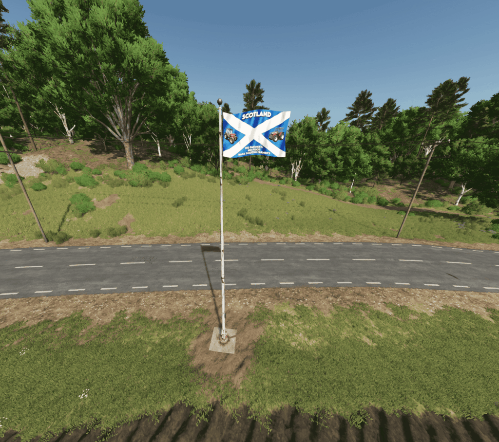 Scotish Flag pole