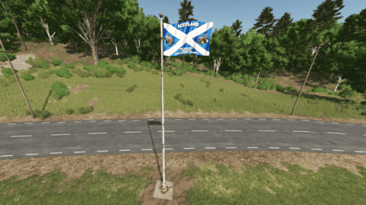 Scotish Flag pole