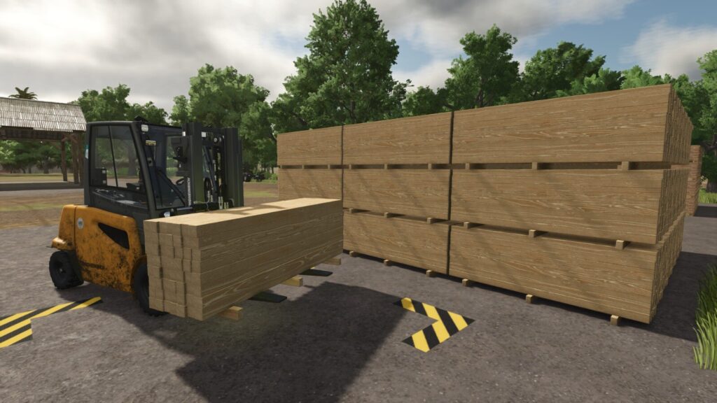 Storage For Pallets Of Boards, Planks, And Wooden Beams V1.0