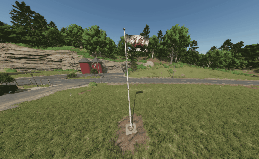 Welsh Flag pole