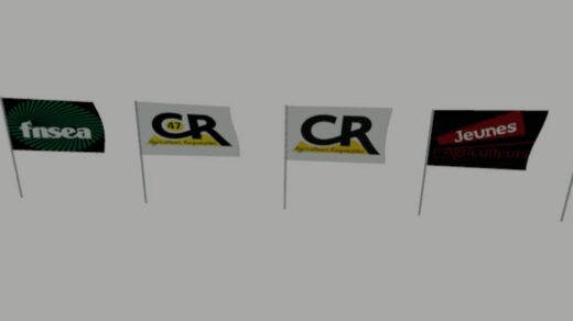 French agricultural flags (Prefab) V1.0