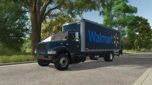 International 4900 Box truck v1.0