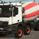 Mercedes Arocs 3245 concrete mixer