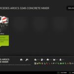 Mercedes Arocs 3245 concrete mixer3