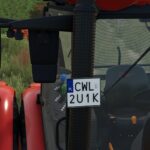 Polish license plates (Prefab) V1.0