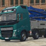 Volvo FH16 concrete pump truck