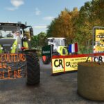 Agricultural sign for tractor