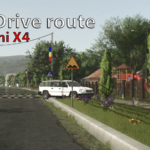Autodrive route for Dunăreni X4