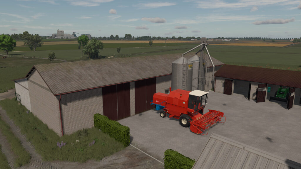 Big Barn With Cows
