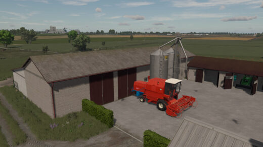 Big Barn With Cows