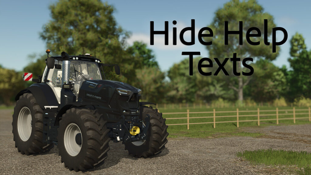 Hide Help Texts