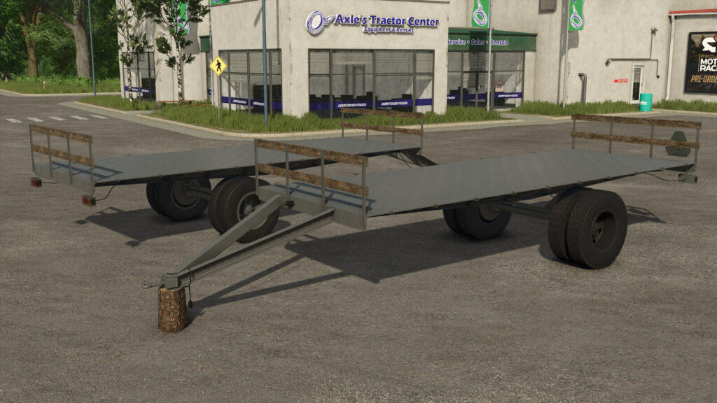 Homemade Bale Trailer